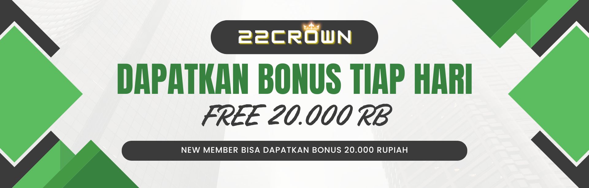 22CROWN BONUS 20RB TIAP HARI